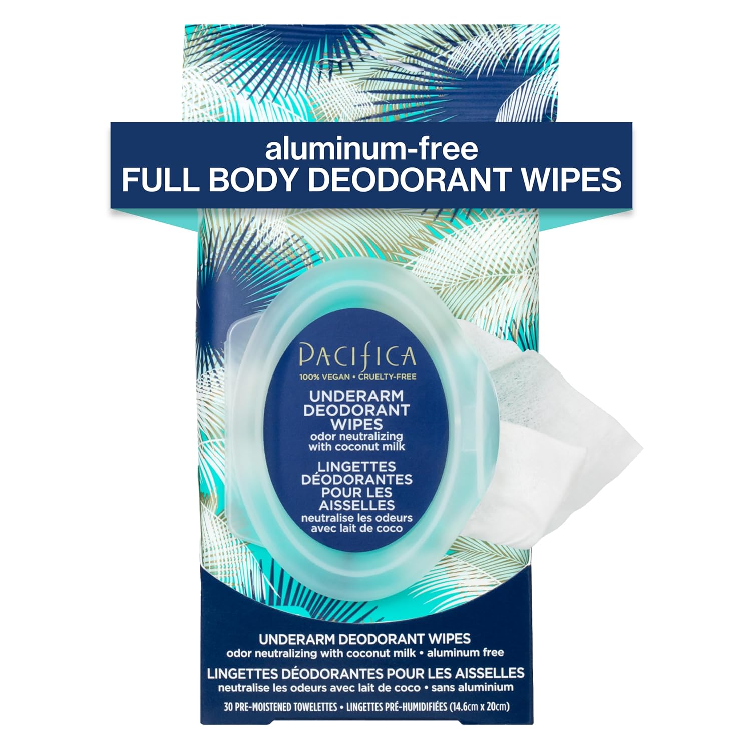 Pacifica Coconut Milk Deodorant Wipes Review