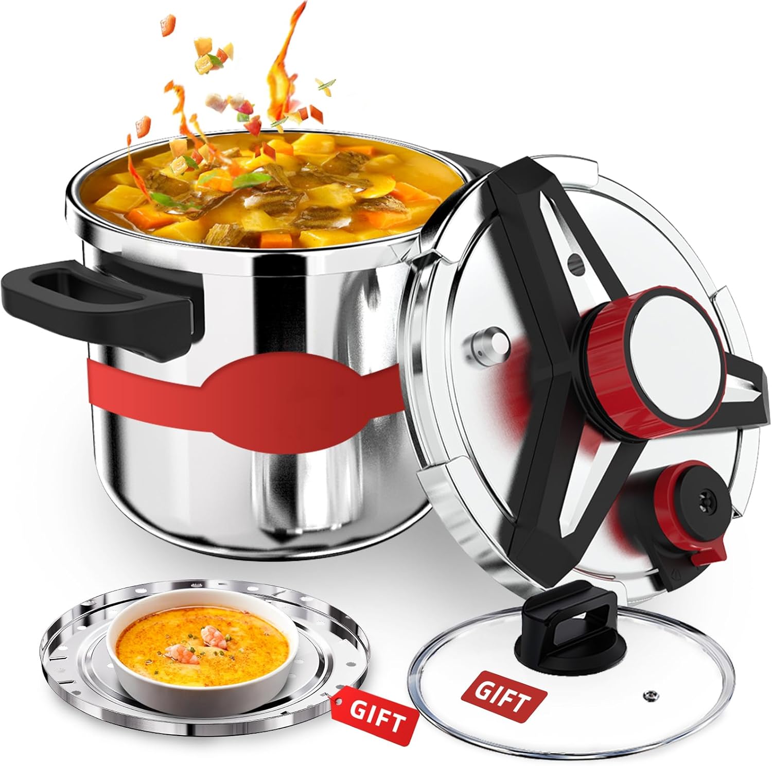 Top Features of 3-In-1 Stainless Steel Pressure Cooker