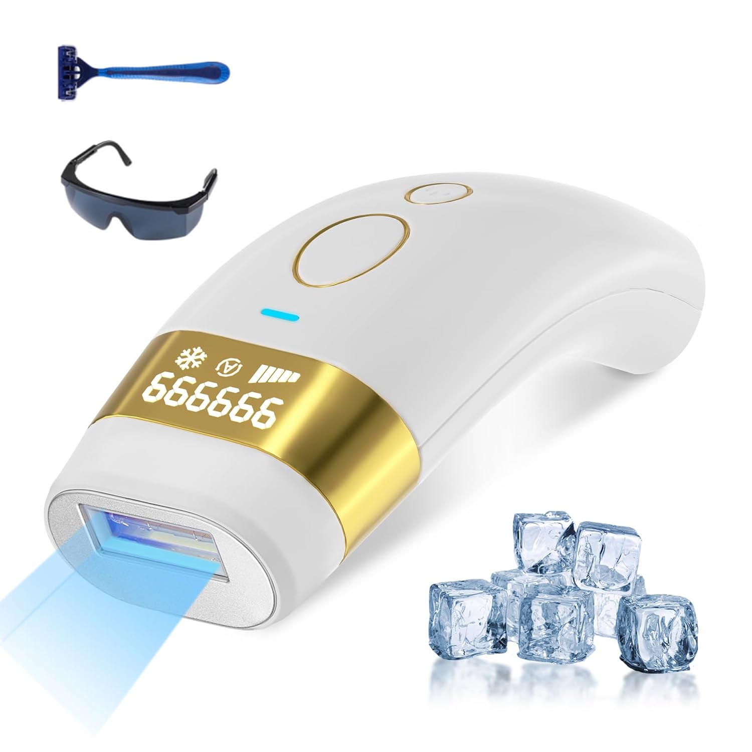 Effortless Hair Removal with Ice Cooling IPL