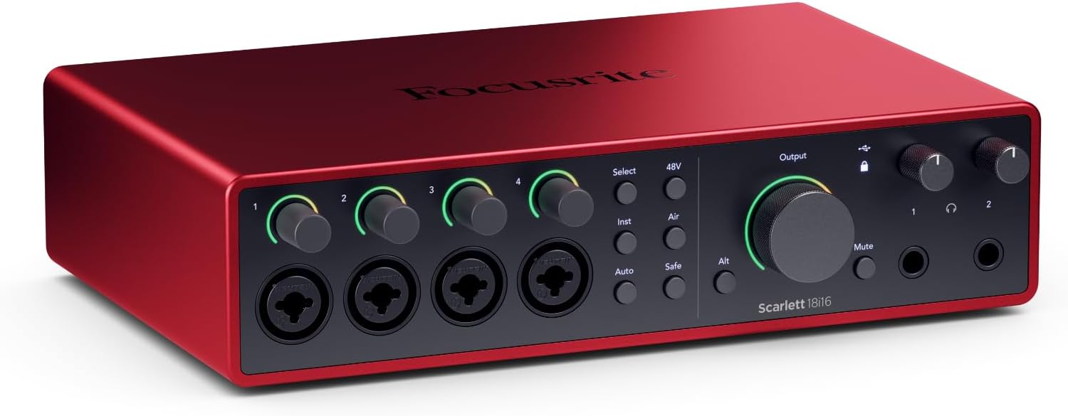 Focusrite Scarlett 18i16: A Great Studio Upgrade