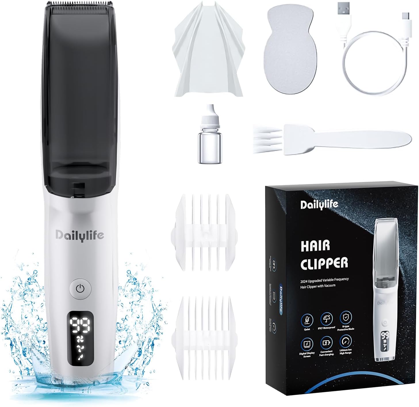 Quiet Baby Hair Clippers for Kids