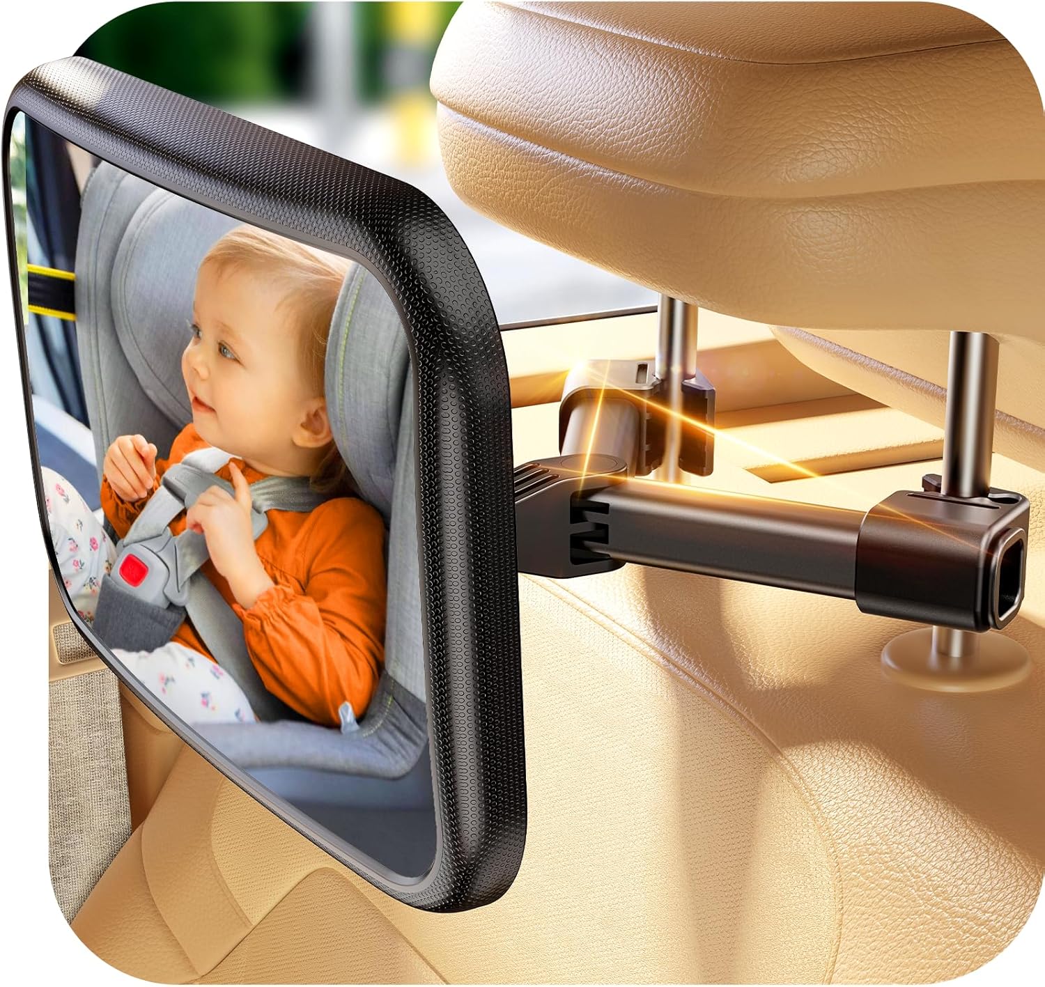 Stable Baby Car Mirror for Safe Travel
