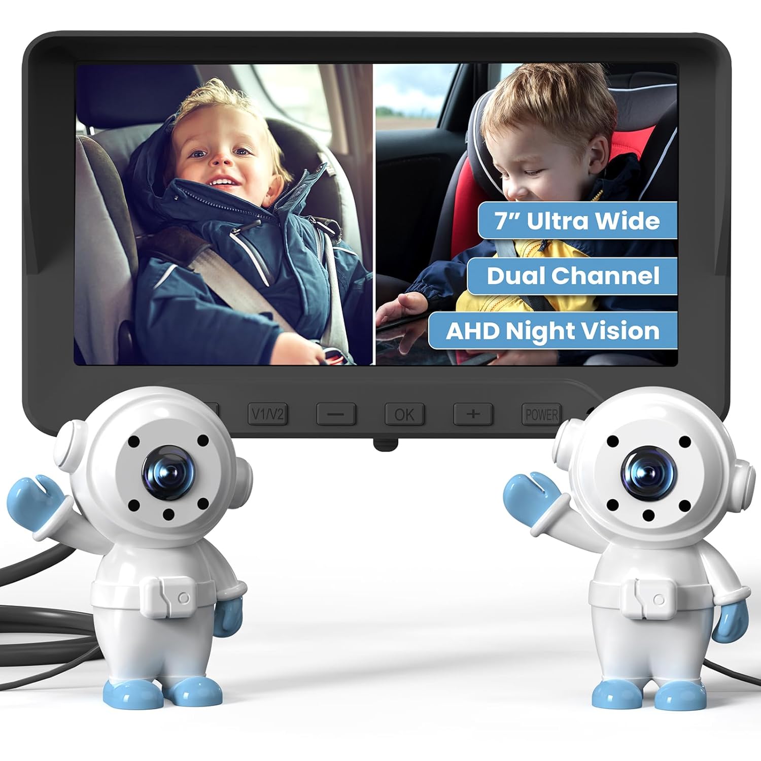 GROWNSY Dual Car Camera Baby Monitor Review