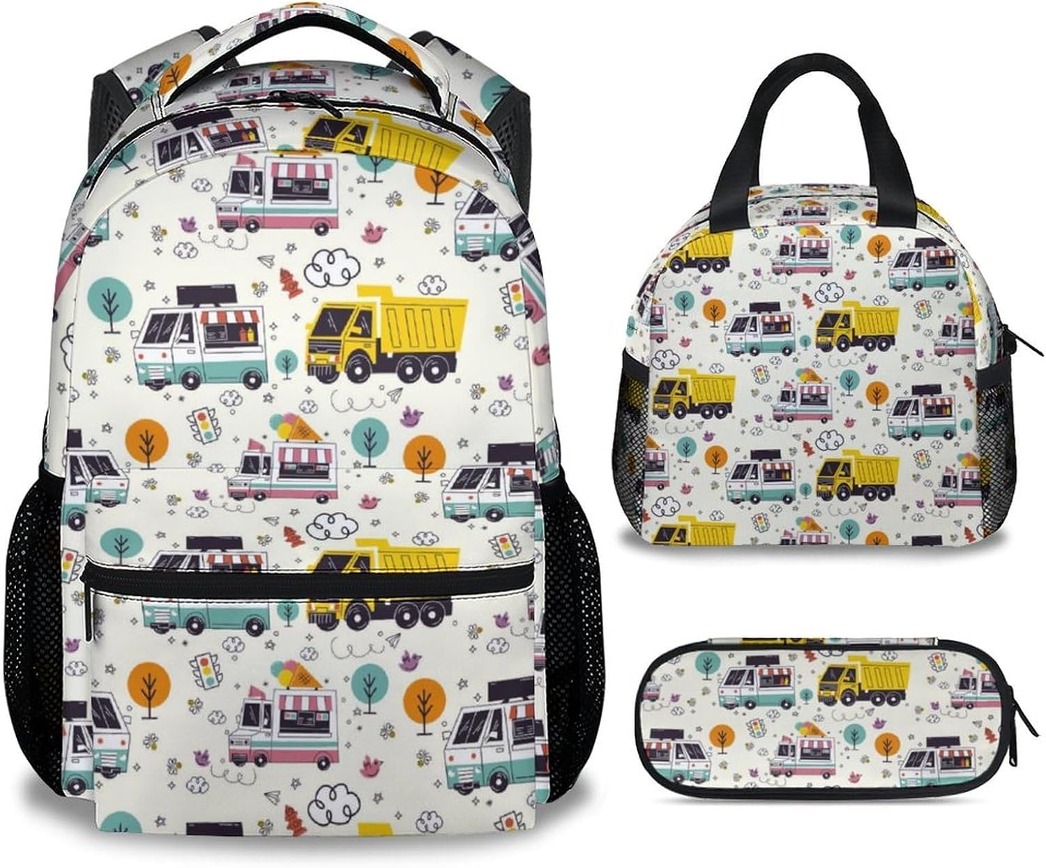 Cool Truck Backpack Set for Kids