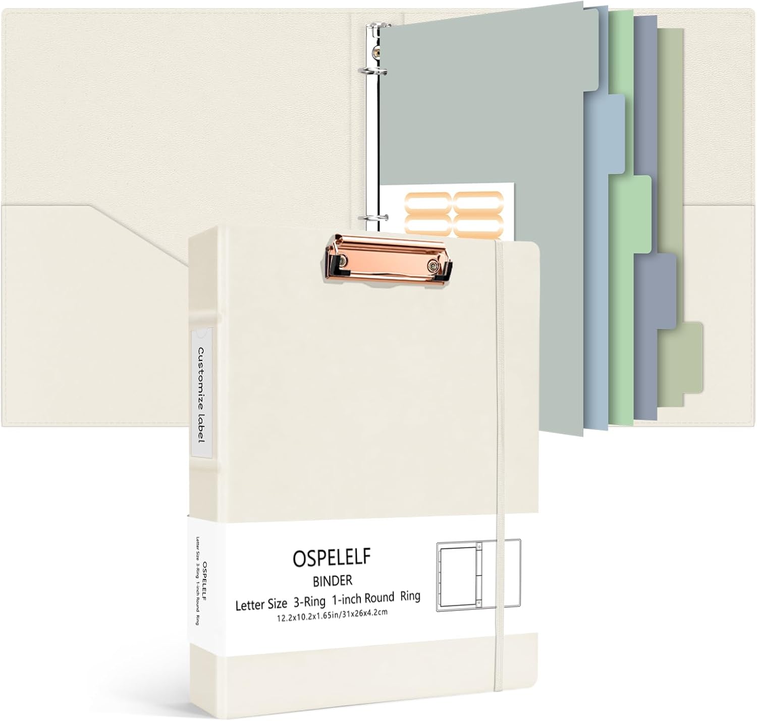 Ospelelf 1 Inch Vintage Leather Binder Review