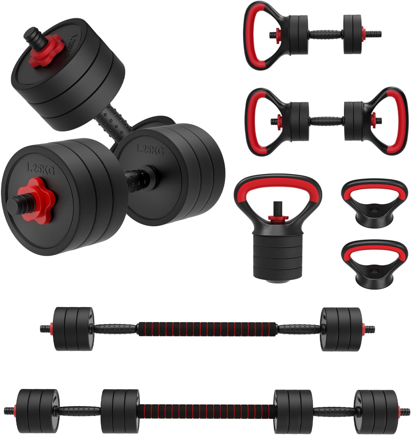 Versatile JOROTO 4-in-1 Dumbbells Set